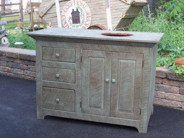 44 inch Rough Sawn Vanity